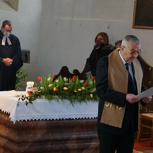 Ökumenischer Gottesdienst mit Pfarrer Johannes Erlbruch und Prof. Helmut Schlacher